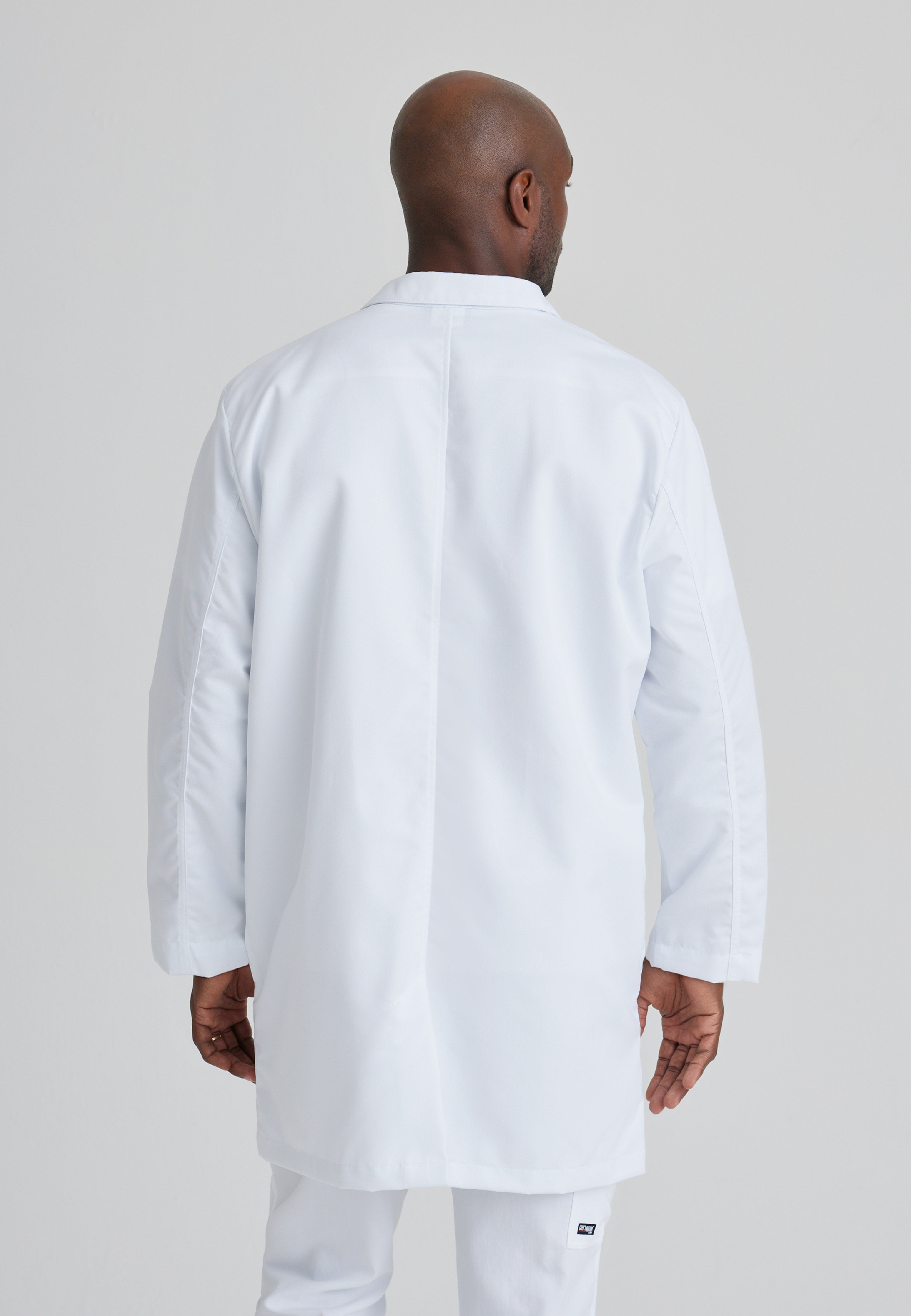Back View of the Noah 5-Pocket 37" Lab Coat in White from Grey's Anatomy™ by Barco Classic