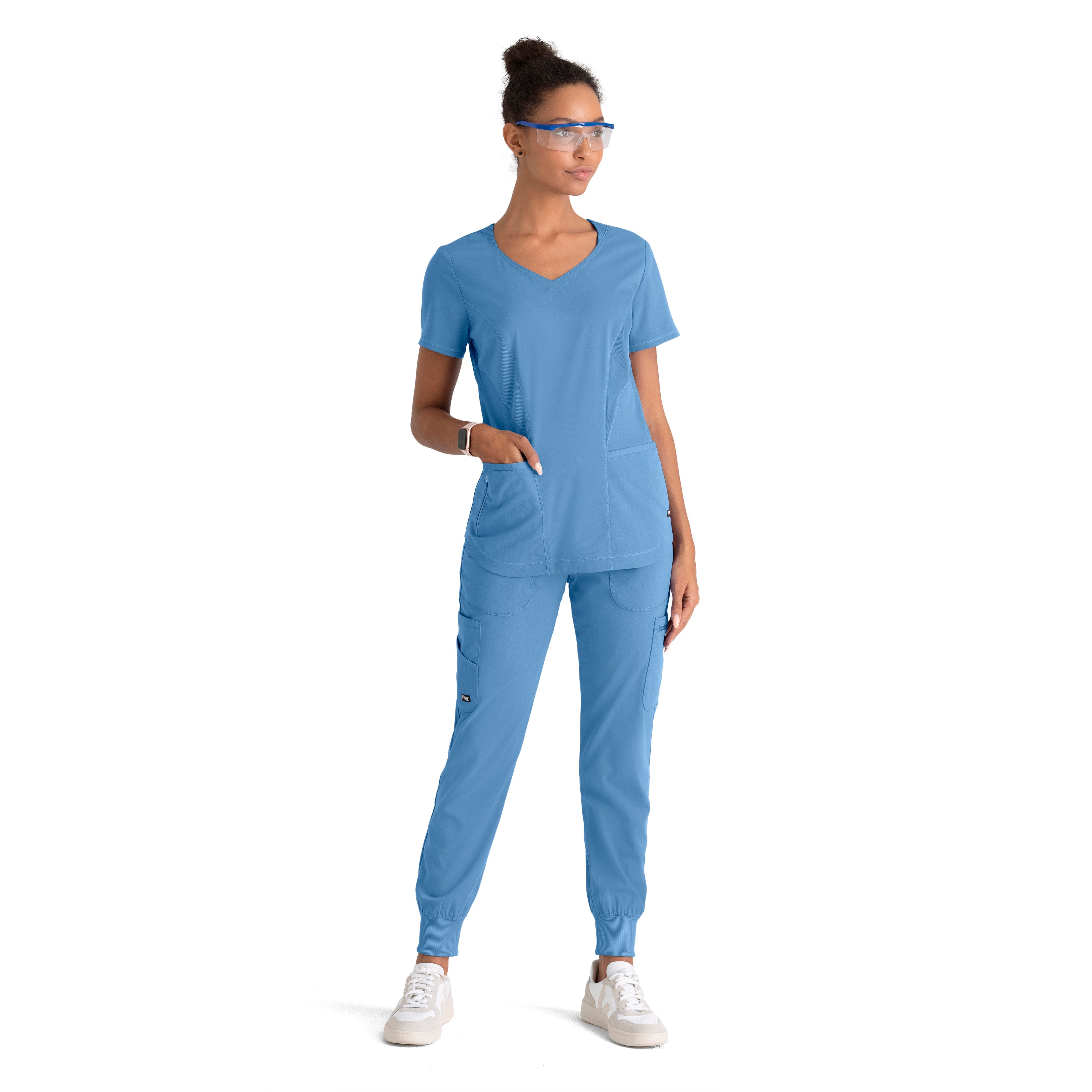 Carly 7-Pocket Mid-Rise Jogger Scrub Pant - Sale
