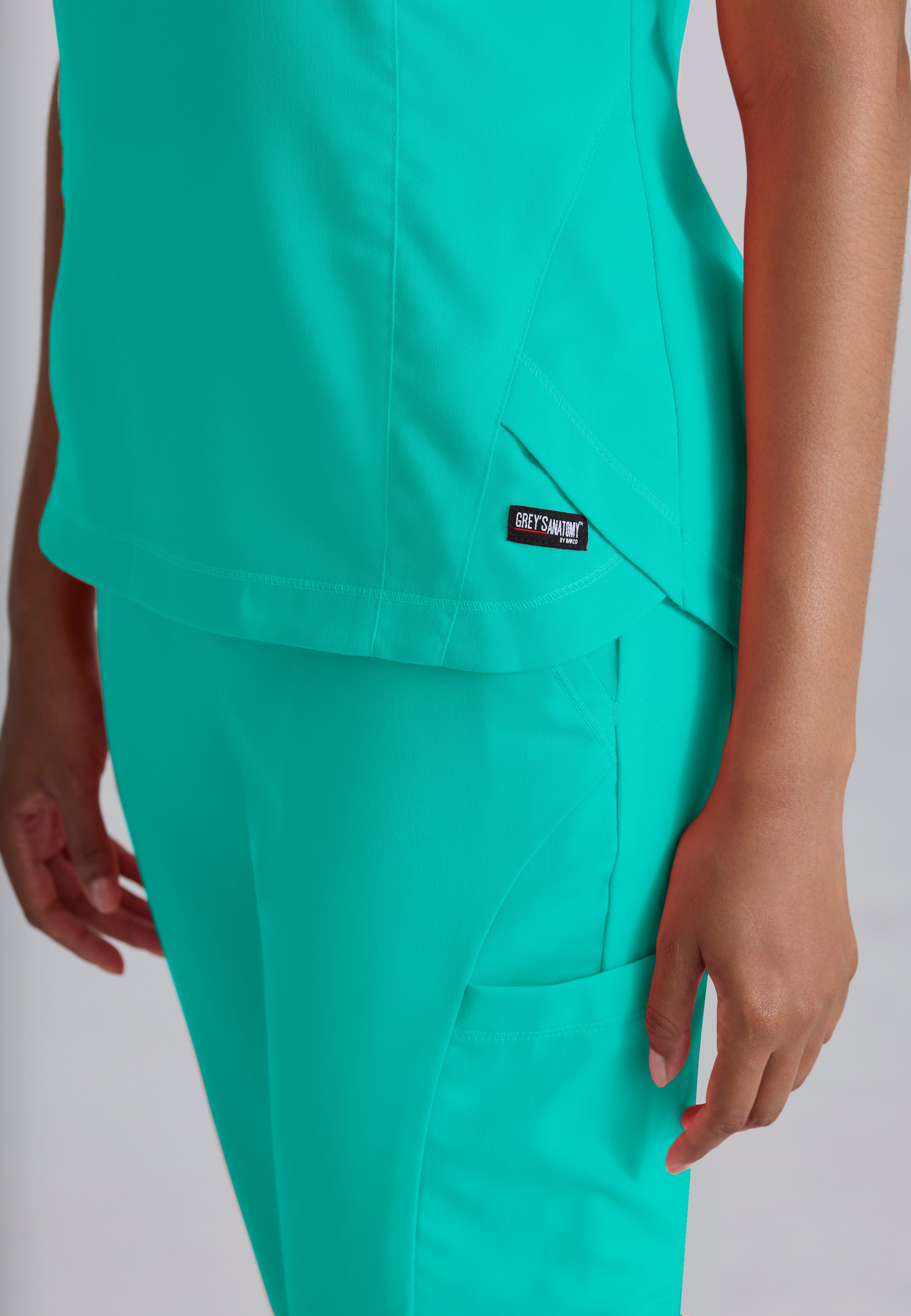 Capri 2-Pocket Hourglass V-Neck Scrub Top - Sale