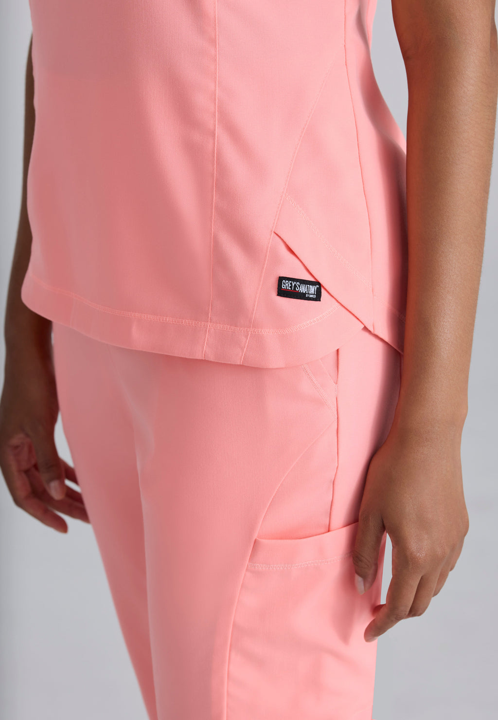 Capri 2-Pocket Hourglass V-Neck Scrub Top - Sale