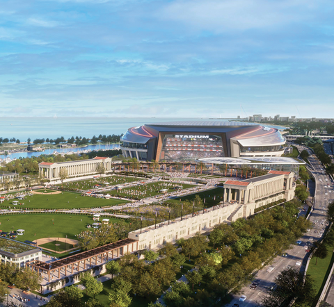 Chicago Bears Propose New Stadium Next to a Demolished Soldier Field