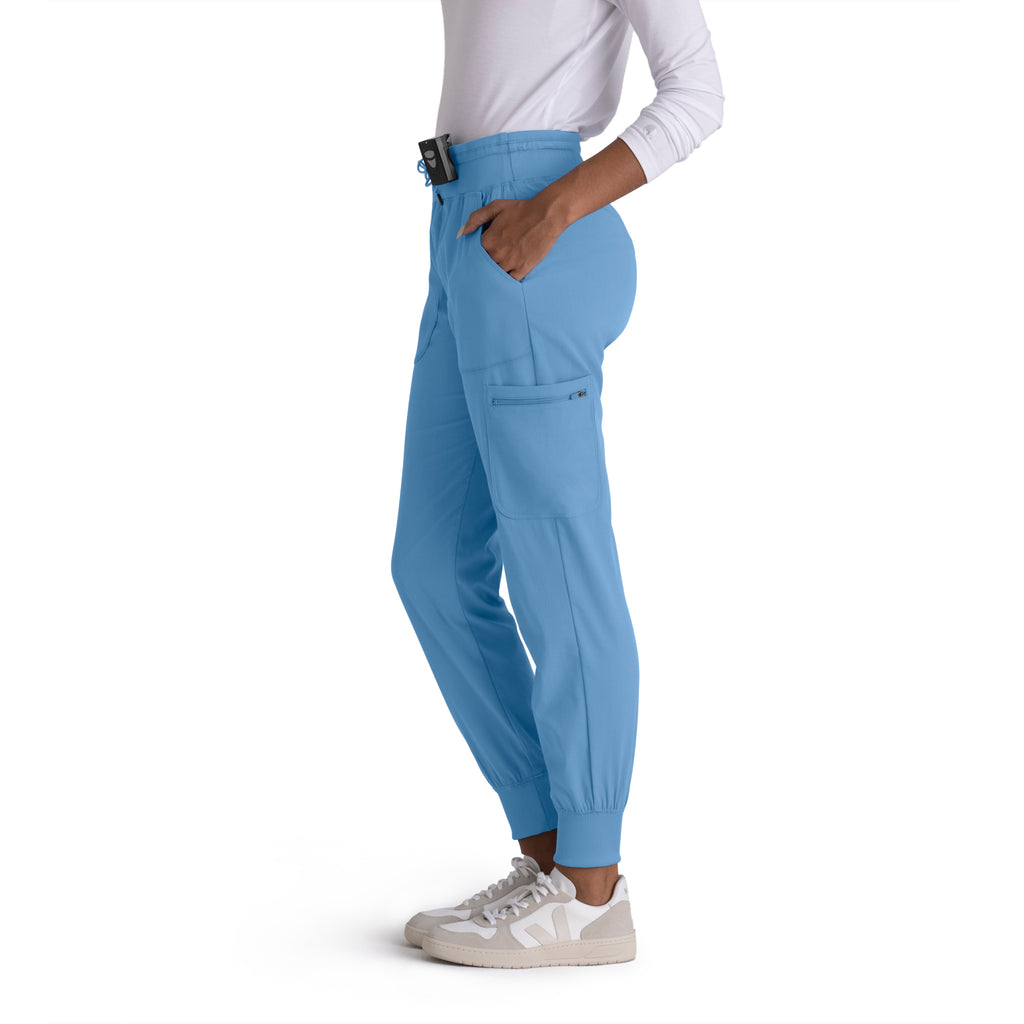 Carly 7-Pocket Mid-Rise Jogger Scrub Pant - Sale