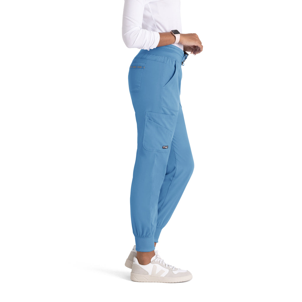 Carly 7-Pocket Mid-Rise Jogger Scrub Pant - Sale
